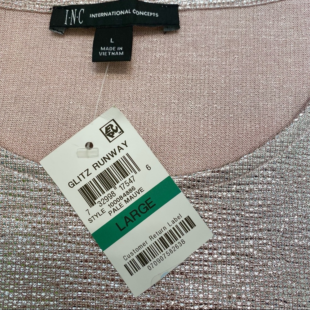 NWT INC Glitz Runway Top, Size L - Picture 9 of 9